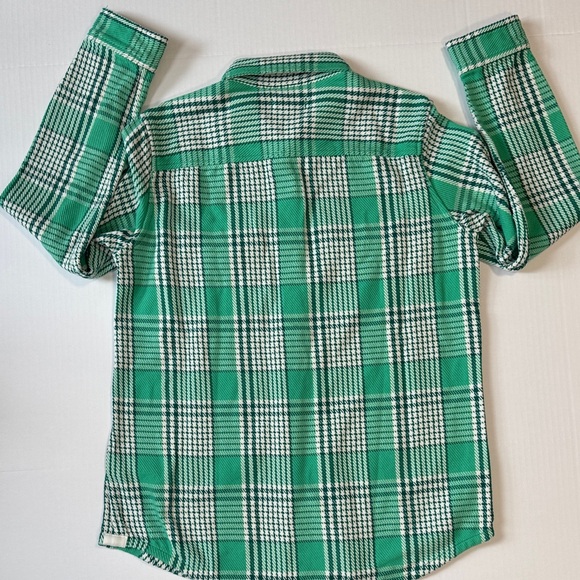 Outerknown Green Checkered Casual Shirt - Picture 9 of 9